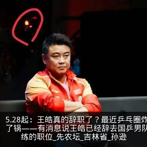 5.28起：王皓真的辞职了？最近乒乓圈炸了锅——有消息说王皓已经辞去国乒男队主教练的职位_先农坛_吉林省_孙逊